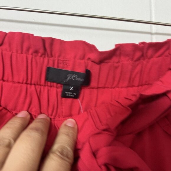 J Crew Womens Pull On Red Shorts Size S NWT - Picture 4 of 9